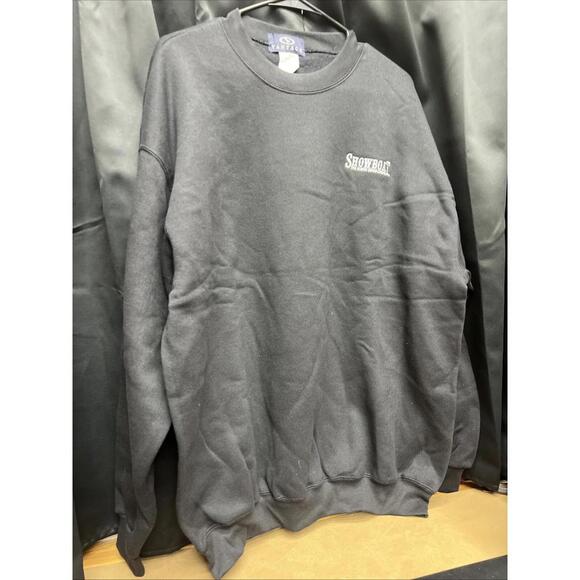 VTG Showboat Atlantic City Sweatshirt Mens XL Casino Pullover Sweater Black - Picture 1 of 6